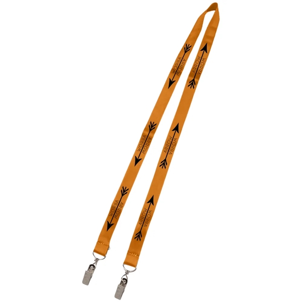 36" x 3/4" micro-weave double-ended lanyard with full color, edge-to-edge printing.... from ASI 39552 BEL Promo