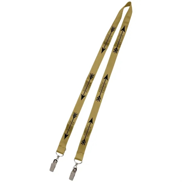36" x 3/4" micro-weave double-ended lanyard with full color, edge-to-edge printing.... from ASI 39552 BEL Promo