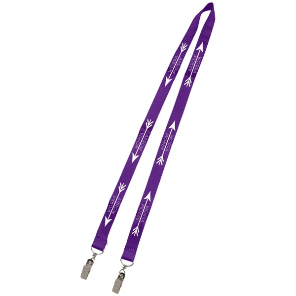 36" x 3/4" micro-weave double-ended lanyard with full color, edge-to-edge printing.... from ASI 39552 BEL Promo