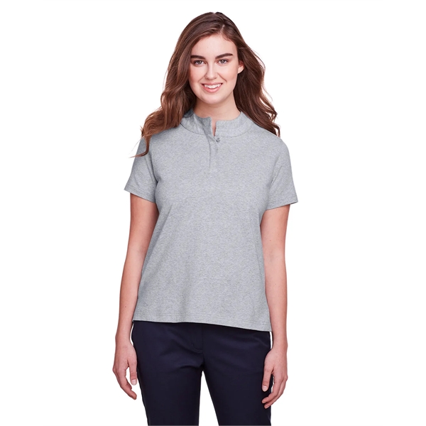 Ladies' polo made of cotton and spandex jersey with moisture-wicking and... from ASI 34063 alphabroder