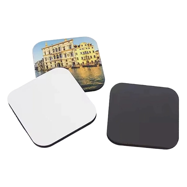 Square shape MDF magnet plus free sublimation heat transfer printing in... from ASI 37218 Athena Promo (tm)