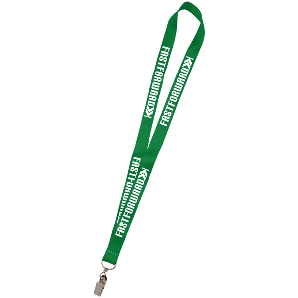 36" x 3/4" micro weave dye-sublimation lanyard with full-color edge-to-edge printing.... from ASI 39552 BEL Promo