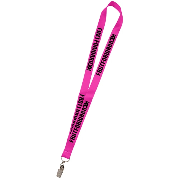 36" x 3/4" micro weave dye-sublimation lanyard with full-color edge-to-edge printing.... from ASI 39552 BEL Promo