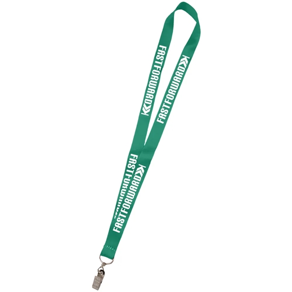 36" x 3/4" micro weave dye-sublimation lanyard with full-color edge-to-edge printing.... from ASI 39552 BEL Promo
