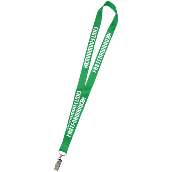 36" x 3/4" micro weave dye-sublimation lanyard with full-color edge-to-edge printing.... from ASI 39552 BEL Promo