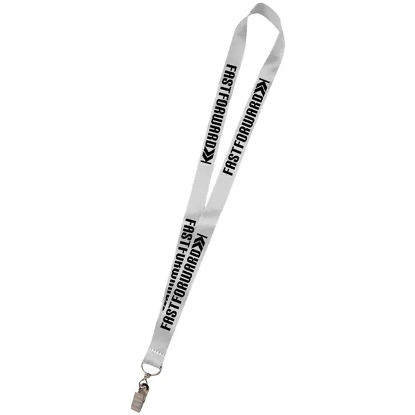 36" x 3/4" micro weave dye-sublimation lanyard with full-color edge-to-edge printing.... from ASI 39552 BEL Promo
