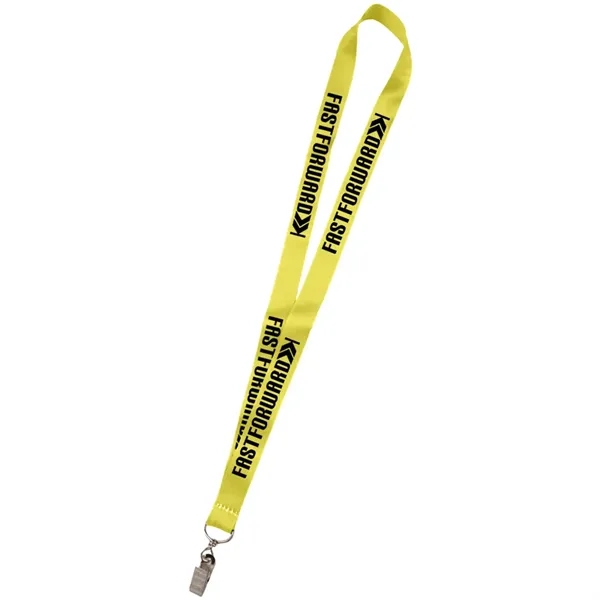 36" x 3/4" micro weave dye-sublimation lanyard with full-color edge-to-edge printing.... from ASI 39552 BEL Promo