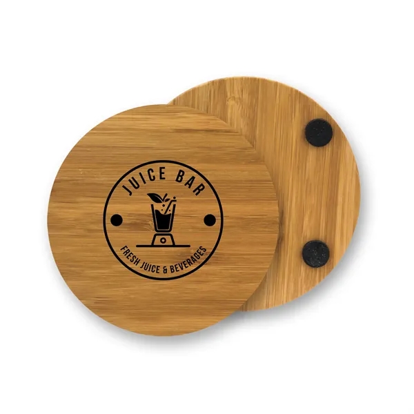 Durable square coaster made with earth friendly bamboo. Each piece is... from ASI 61966 HPG / Beacon Promotions