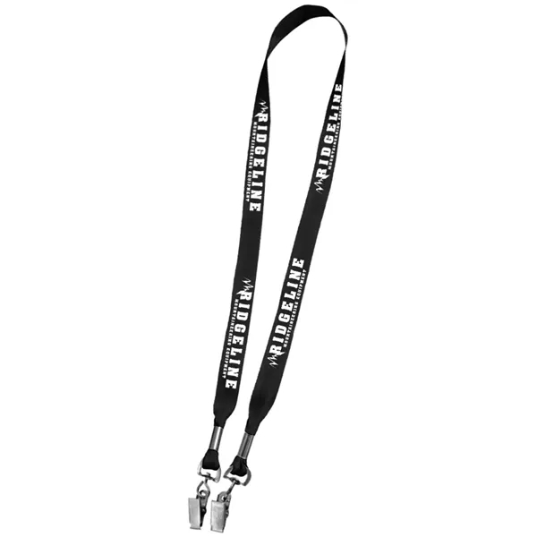 36" x 3/4" micro-weave double ended lanyard with dye sublimation printing.... from ASI 39552 BEL Promo