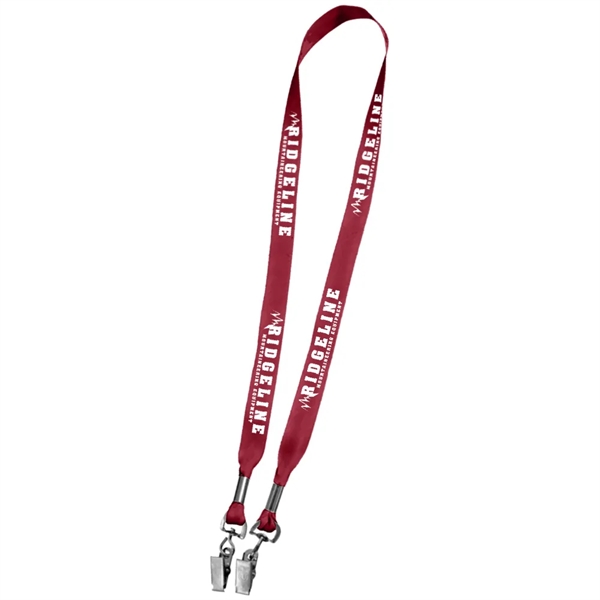 36" x 3/4" micro-weave double ended lanyard with dye sublimation printing.... from ASI 39552 BEL Promo