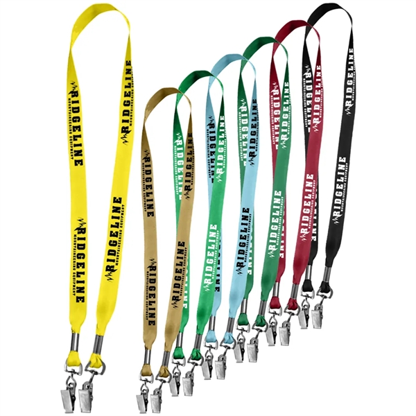 36" x 3/4" micro-weave double ended lanyard with dye sublimation printing.... from ASI 39552 BEL Promo