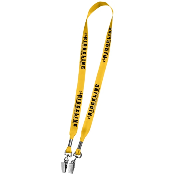 36" x 3/4" micro-weave double ended lanyard with dye sublimation printing.... from ASI 39552 BEL Promo
