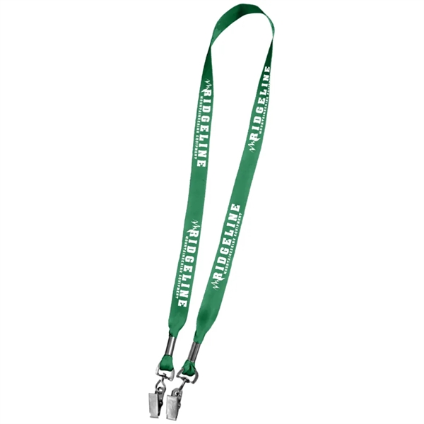 36" x 3/4" micro-weave double ended lanyard with dye sublimation printing.... from ASI 39552 BEL Promo