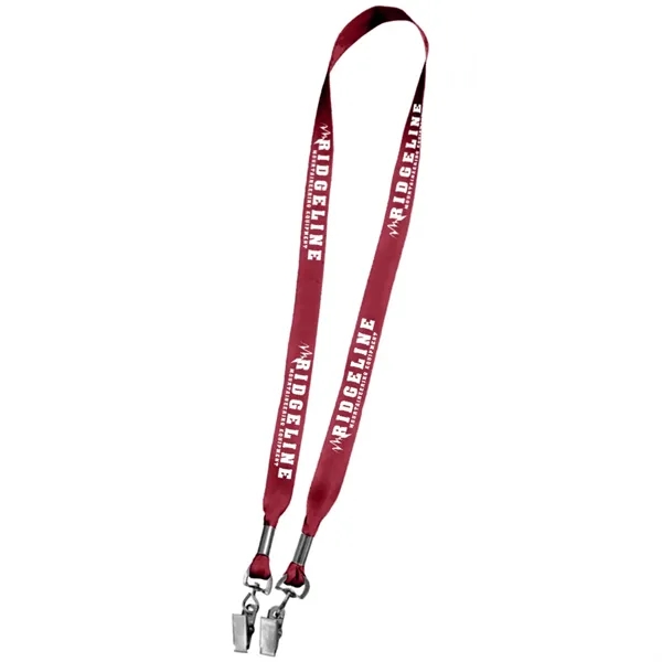 36" x 3/4" micro-weave double ended lanyard with dye sublimation printing.... from ASI 39552 BEL Promo
