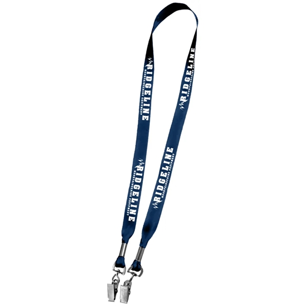 36" x 3/4" micro-weave double ended lanyard with dye sublimation printing.... from ASI 39552 BEL Promo