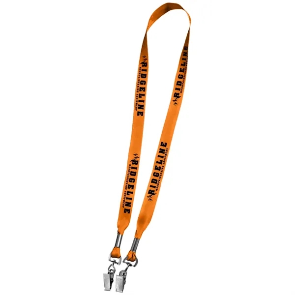 36" x 3/4" micro-weave double ended lanyard with dye sublimation printing.... from ASI 39552 BEL Promo