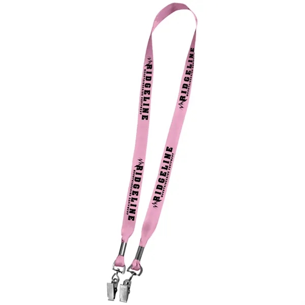 36" x 3/4" micro-weave double ended lanyard with dye sublimation printing.... from ASI 39552 BEL Promo