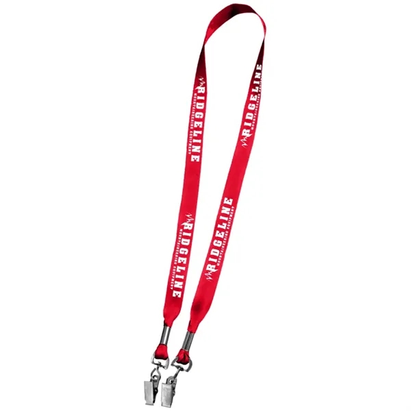 36" x 3/4" micro-weave double ended lanyard with dye sublimation printing.... from ASI 39552 BEL Promo