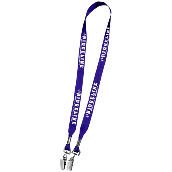 36" x 3/4" micro-weave double ended lanyard with dye sublimation printing.... from ASI 39552 BEL Promo