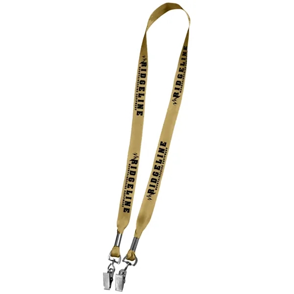 36" x 3/4" micro-weave double ended lanyard with dye sublimation printing.... from ASI 39552 BEL Promo