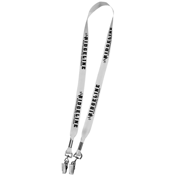 36" x 3/4" micro-weave double ended lanyard with dye sublimation printing.... from ASI 39552 BEL Promo