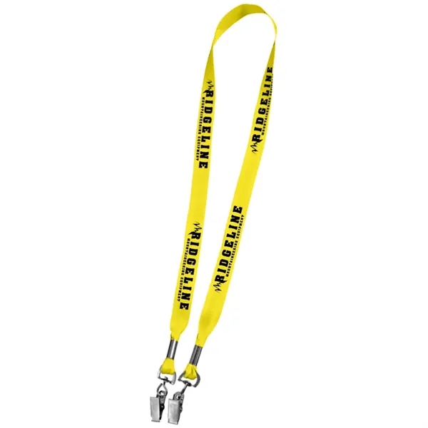 36" x 3/4" micro-weave double ended lanyard with dye sublimation printing.... from ASI 39552 BEL Promo