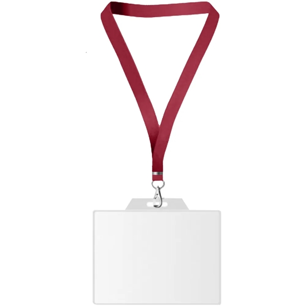 22" x 3/4" lanyard with badge holder.... from ASI 39552 BEL Promo
