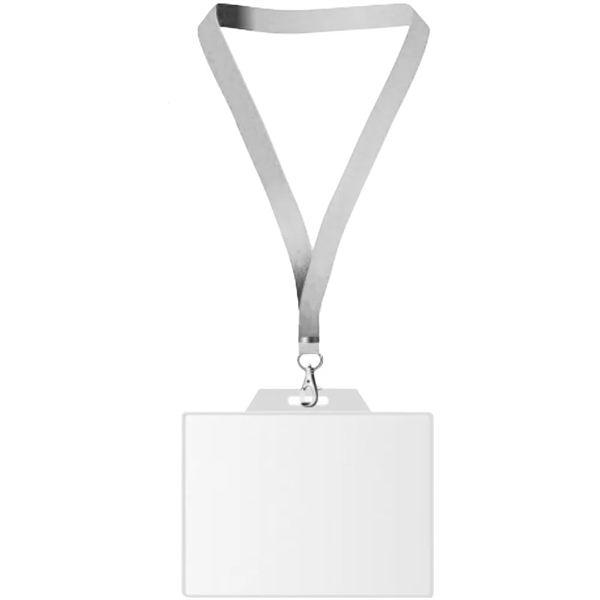 22" x 3/4" lanyard with badge holder.... from ASI 39552 BEL Promo