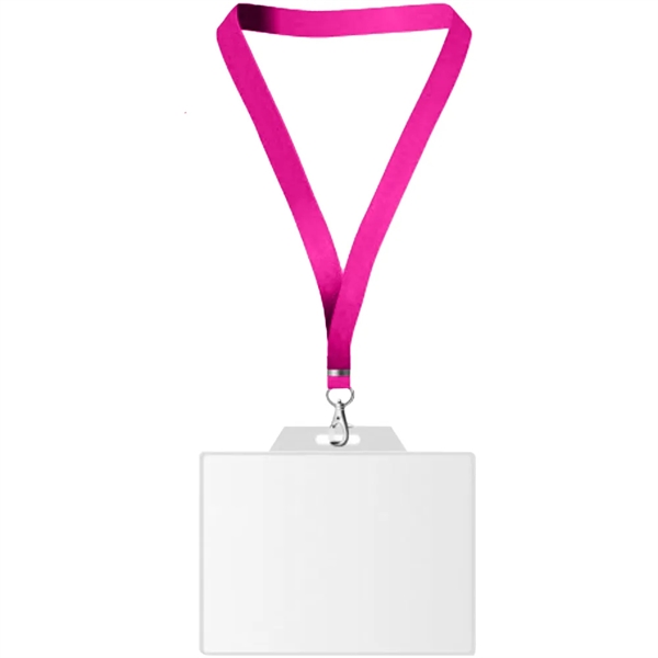 22" x 3/4" lanyard with badge holder.... from ASI 39552 BEL Promo