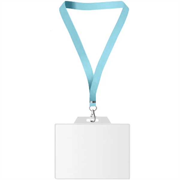 22" x 3/4" lanyard with badge holder.... from ASI 39552 BEL Promo