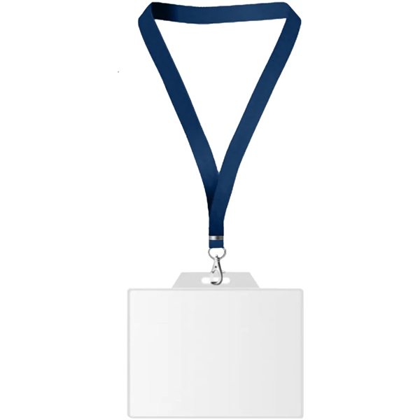 22" x 3/4" lanyard with badge holder.... from ASI 39552 BEL Promo