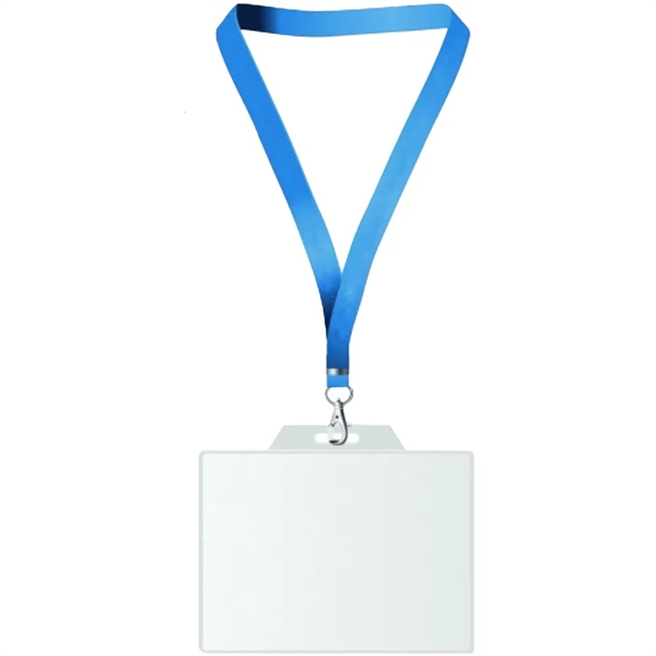 22" x 3/4" lanyard with badge holder.... from ASI 39552 BEL Promo