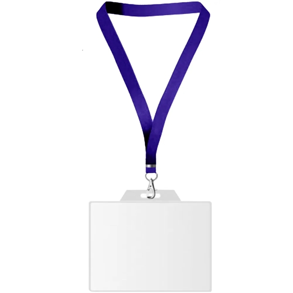 22" x 3/4" lanyard with badge holder.... from ASI 39552 BEL Promo