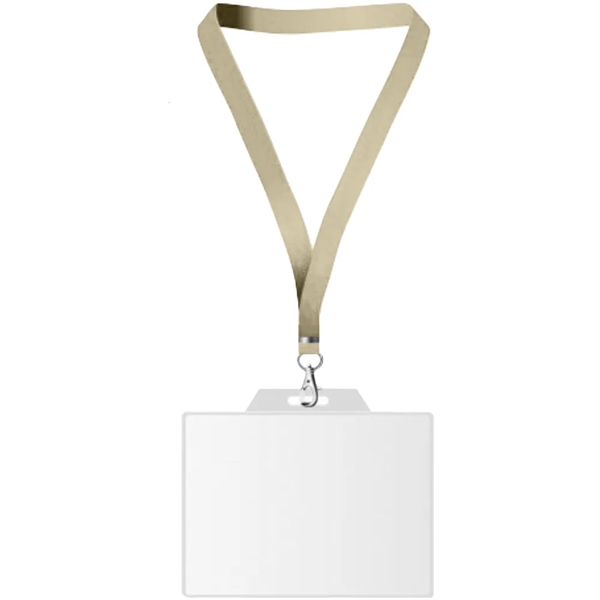 22" x 3/4" lanyard with badge holder.... from ASI 39552 BEL Promo