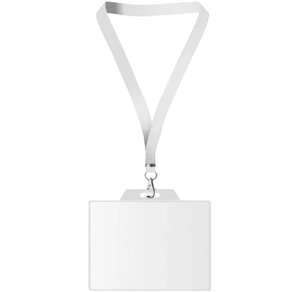 22" x 3/4" lanyard with badge holder.... from ASI 39552 BEL Promo