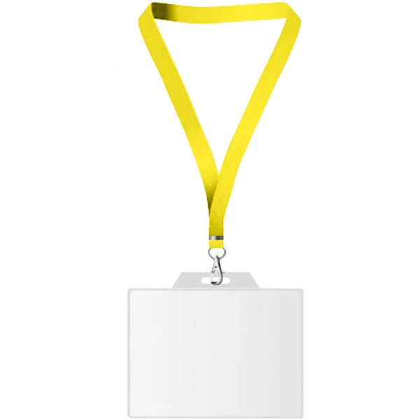 22" x 3/4" lanyard with badge holder.... from ASI 39552 BEL Promo