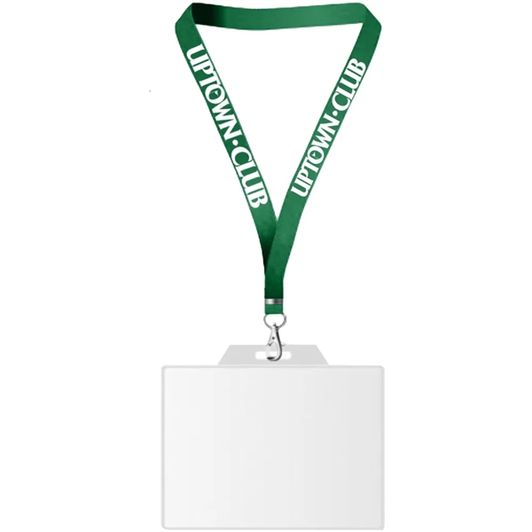 22" x 3/4" lanyard with badge holder.... from ASI 39552 BEL Promo