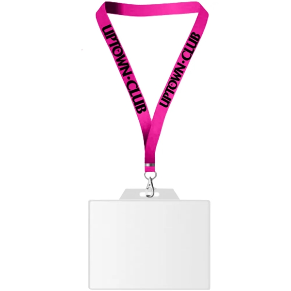 22" x 3/4" lanyard with badge holder.... from ASI 39552 BEL Promo