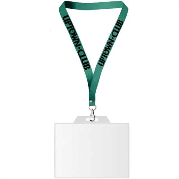 22" x 3/4" lanyard with badge holder.... from ASI 39552 BEL Promo