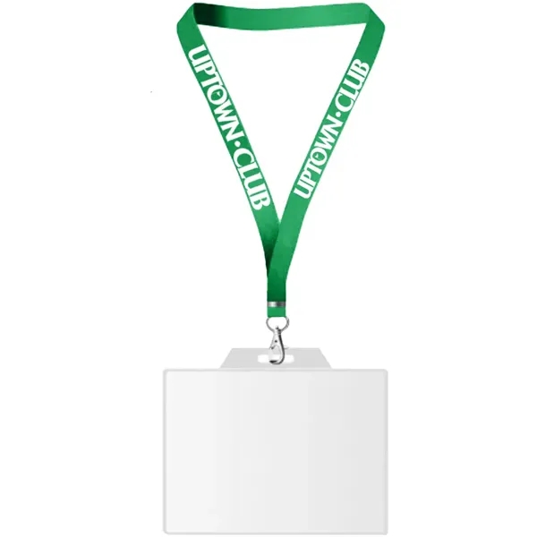 22" x 3/4" lanyard with badge holder.... from ASI 39552 BEL Promo
