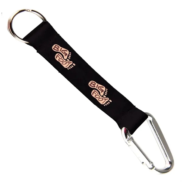 6" x 3/4" micro-weave pocket lanyard with carabiner.... from ASI 39552 BEL Promo
