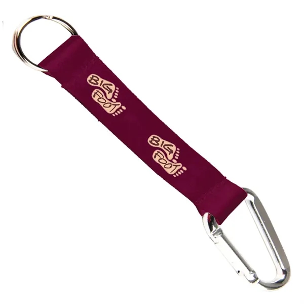 6" x 3/4" micro-weave pocket lanyard with carabiner.... from ASI 39552 BEL Promo
