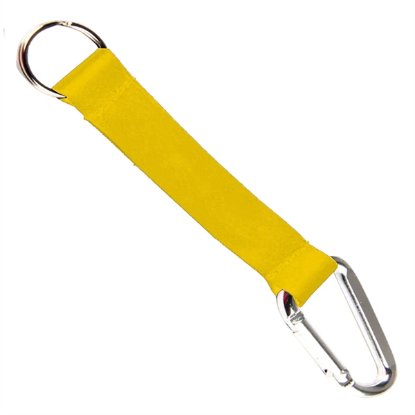 6" x 3/4" micro-weave pocket lanyard with carabiner.... from ASI 39552 BEL Promo
