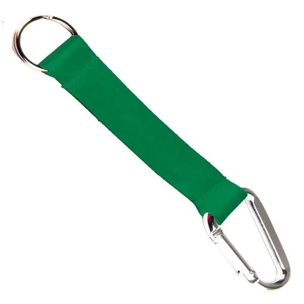 6" x 3/4" micro-weave pocket lanyard with carabiner.... from ASI 39552 BEL Promo
