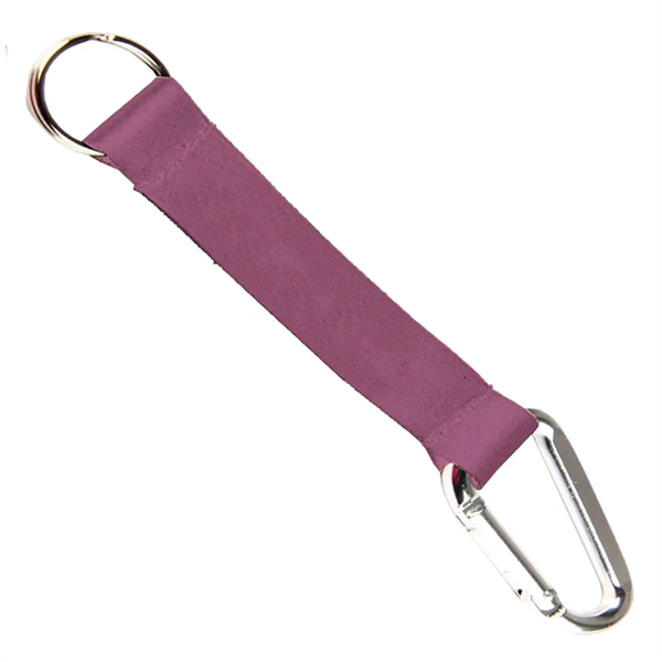 6" x 3/4" micro-weave pocket lanyard with carabiner.... from ASI 39552 BEL Promo