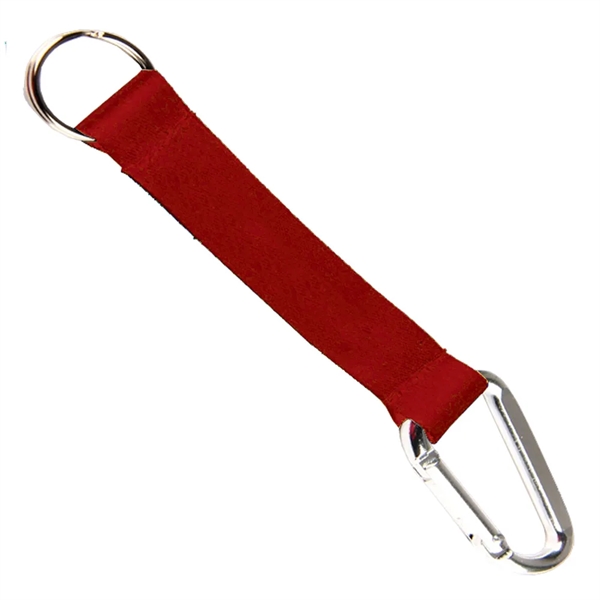 6" x 3/4" micro-weave pocket lanyard with carabiner.... from ASI 39552 BEL Promo