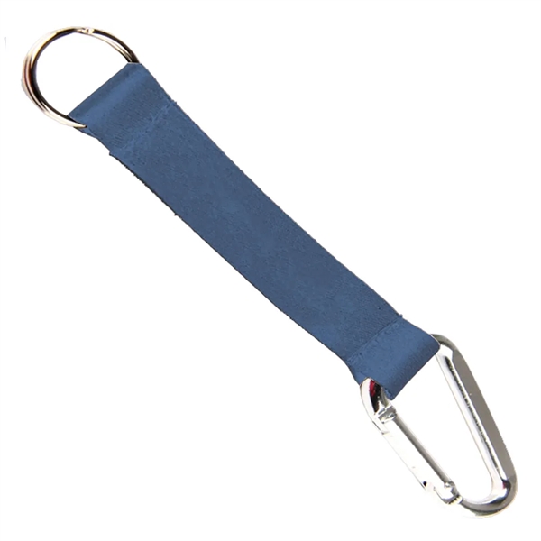 6" x 3/4" micro-weave pocket lanyard with carabiner.... from ASI 39552 BEL Promo