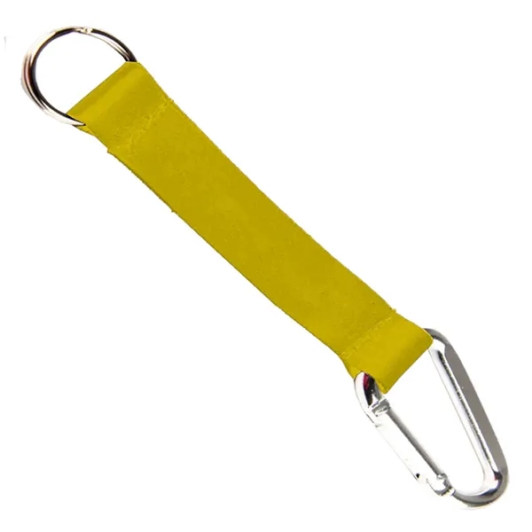 6" x 3/4" micro-weave pocket lanyard with carabiner.... from ASI 39552 BEL Promo