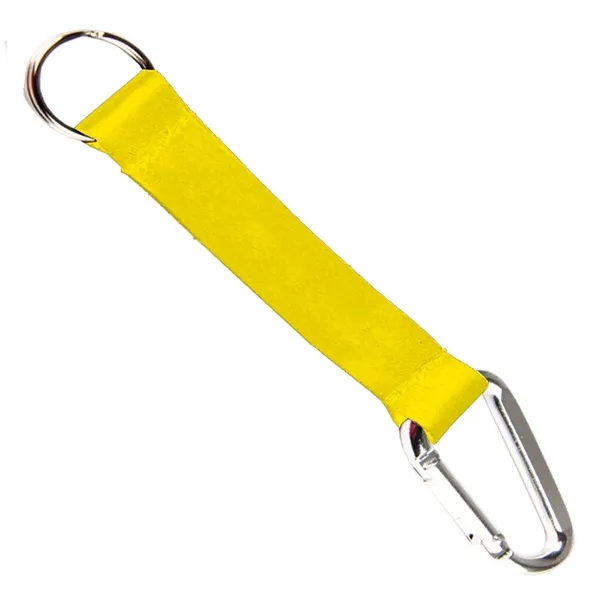 6" x 3/4" micro-weave pocket lanyard with carabiner.... from ASI 39552 BEL Promo