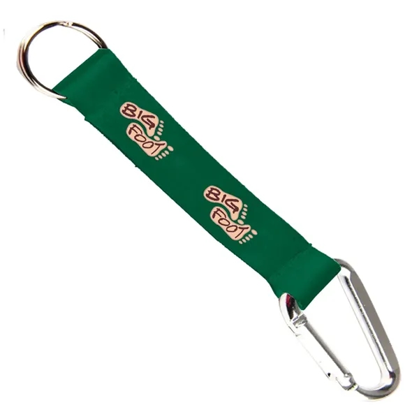 6" x 3/4" micro-weave pocket lanyard with carabiner.... from ASI 39552 BEL Promo